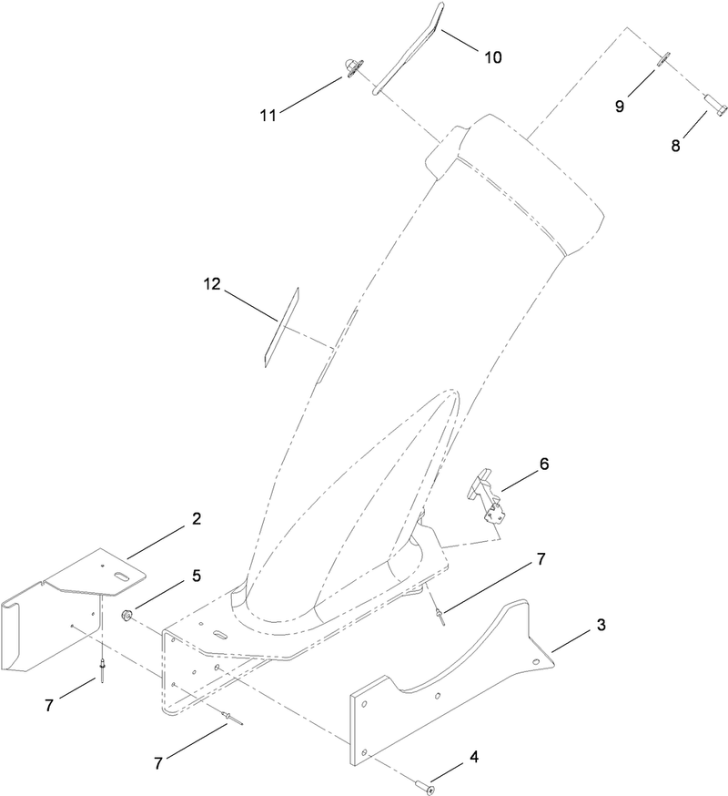 Bagger Boot Assembly No 119 3457