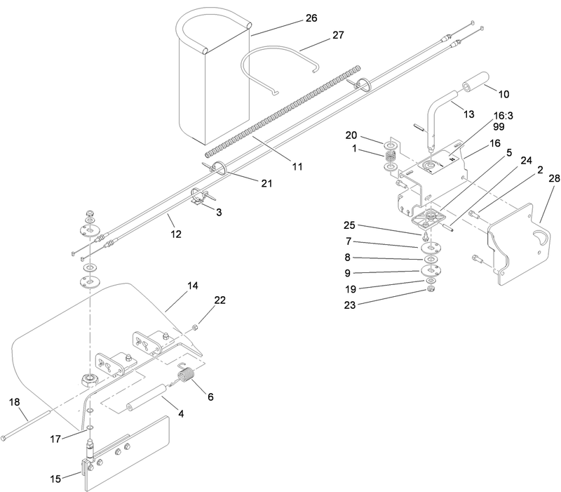 Chute Gate Assembly No 119 7292