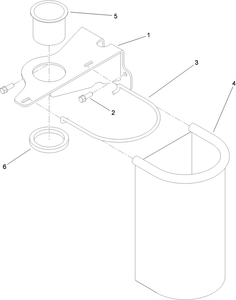Toro 119-7293 Trash Bag Assembly Parts Diagram