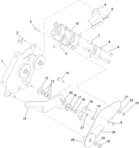 Toro 119-7390 Speed Control Addition Kit Mower Parts Diagram