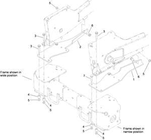 Toro 119-8781 Frame Enhancement Kit Mower Parts Diagram