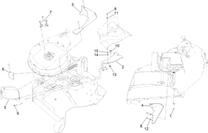 Toro 119-9920 48 in. Bagger Compliance Kit Attachment Parts Diagram