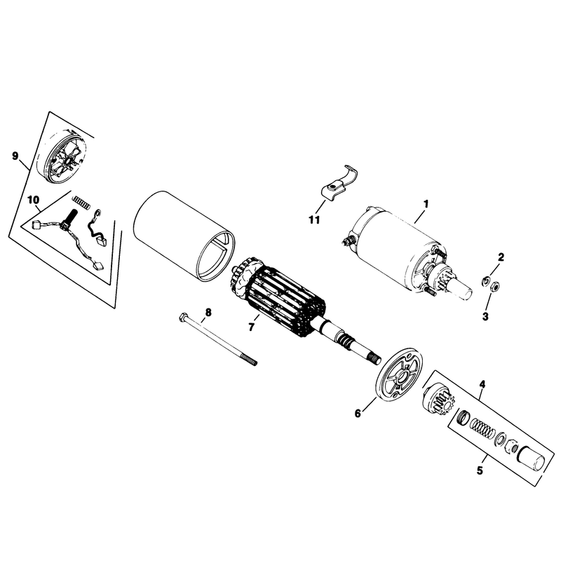 Electric Start Engine Kohler Model No M18qs-24657 Continued