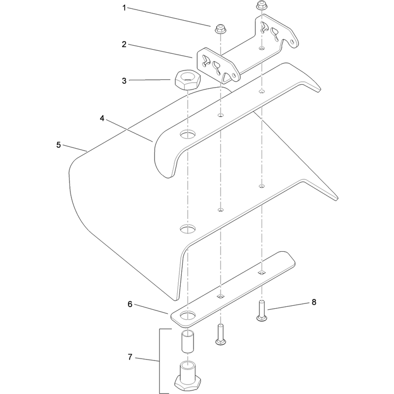 Deflector Assembly No 117-8570