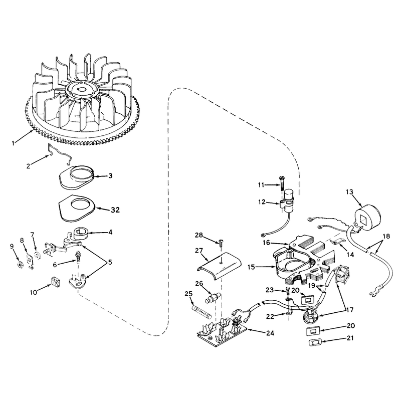 Model 610681a Magneto Assembly (electric)