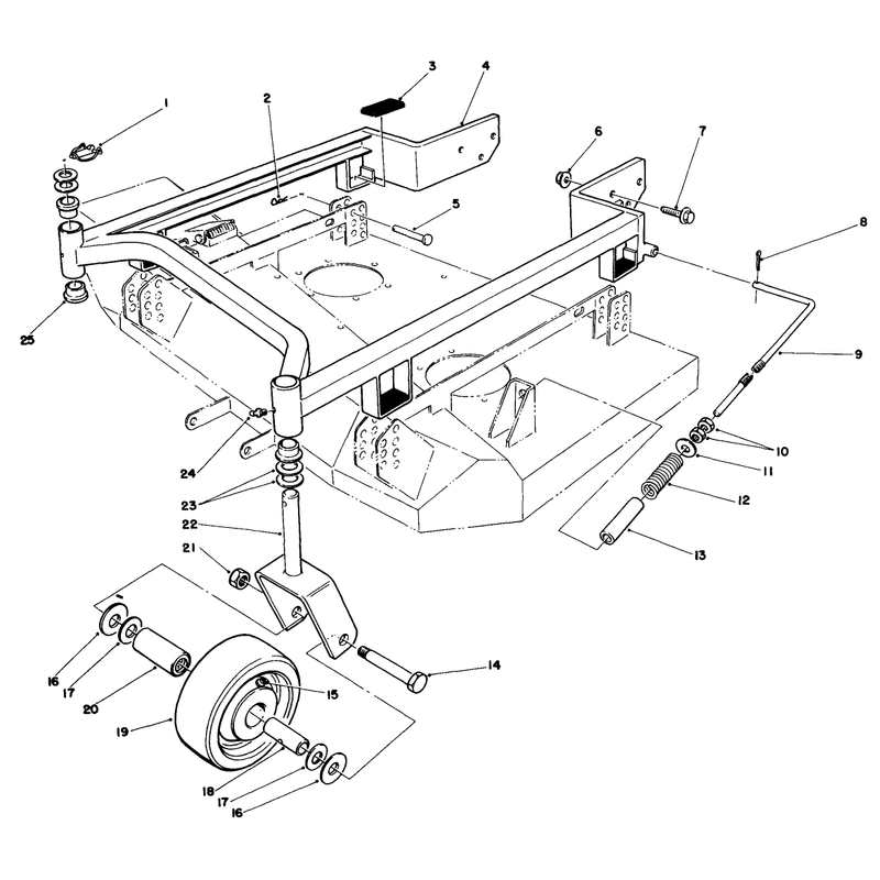 36in Carrier Frame Model No 30136