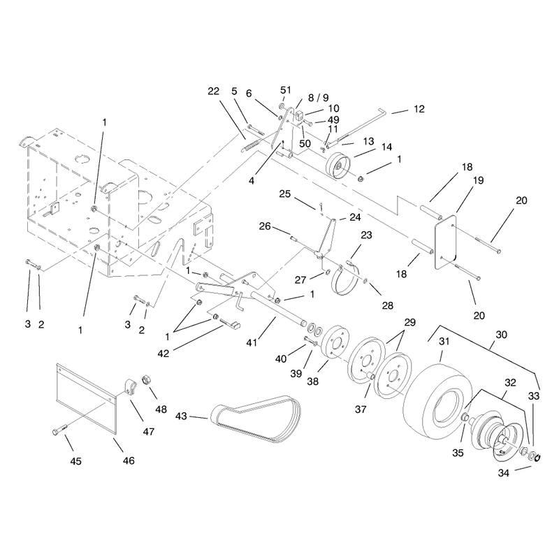 Wheel Brakes and Traction Belts