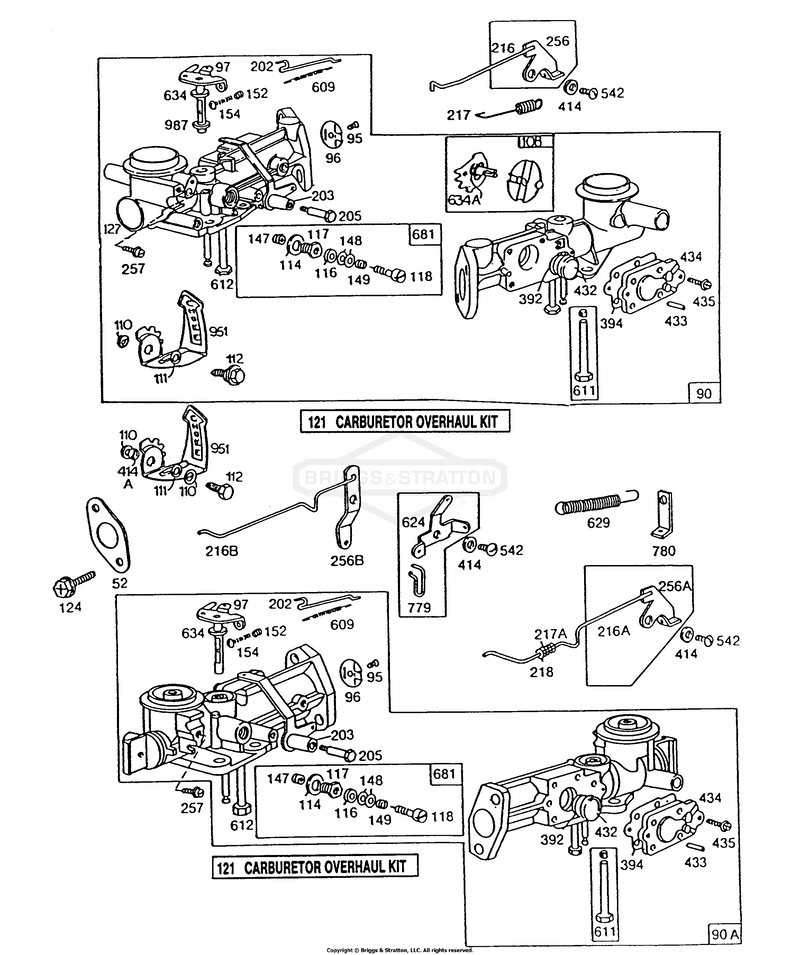 (2) Carburetor Assemblies