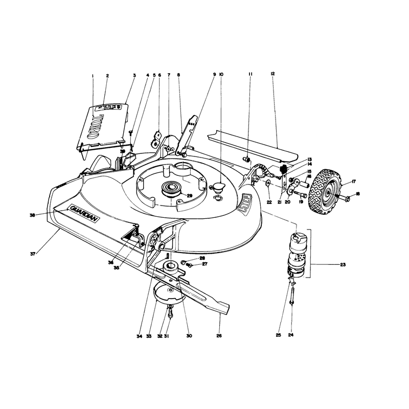 Housing Assembly Model No 21610 and 21711