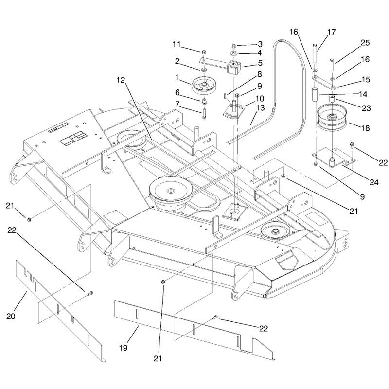 Belts and Idler Arm Assembly
