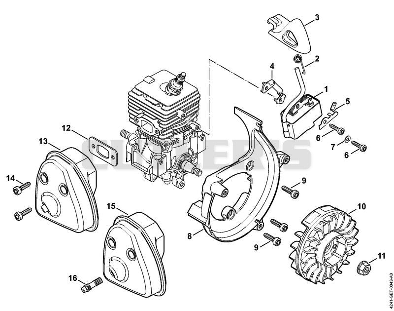Ignition system, Muffler