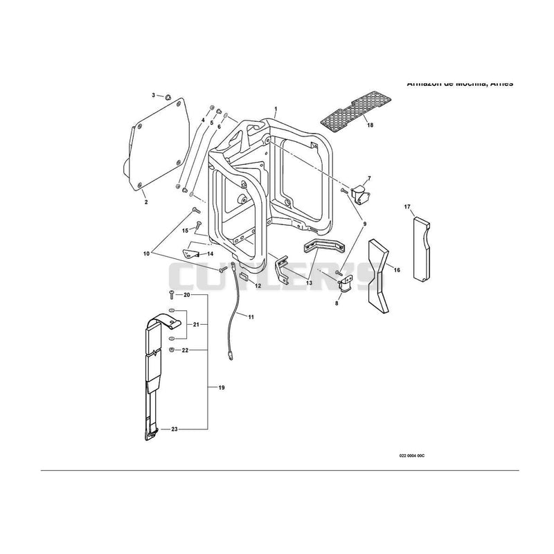Backpack Frame, Harness