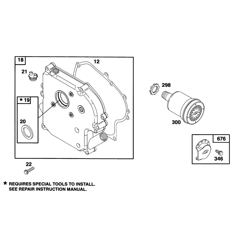 Engine Briggs & Stratton Model 190406-6142-01