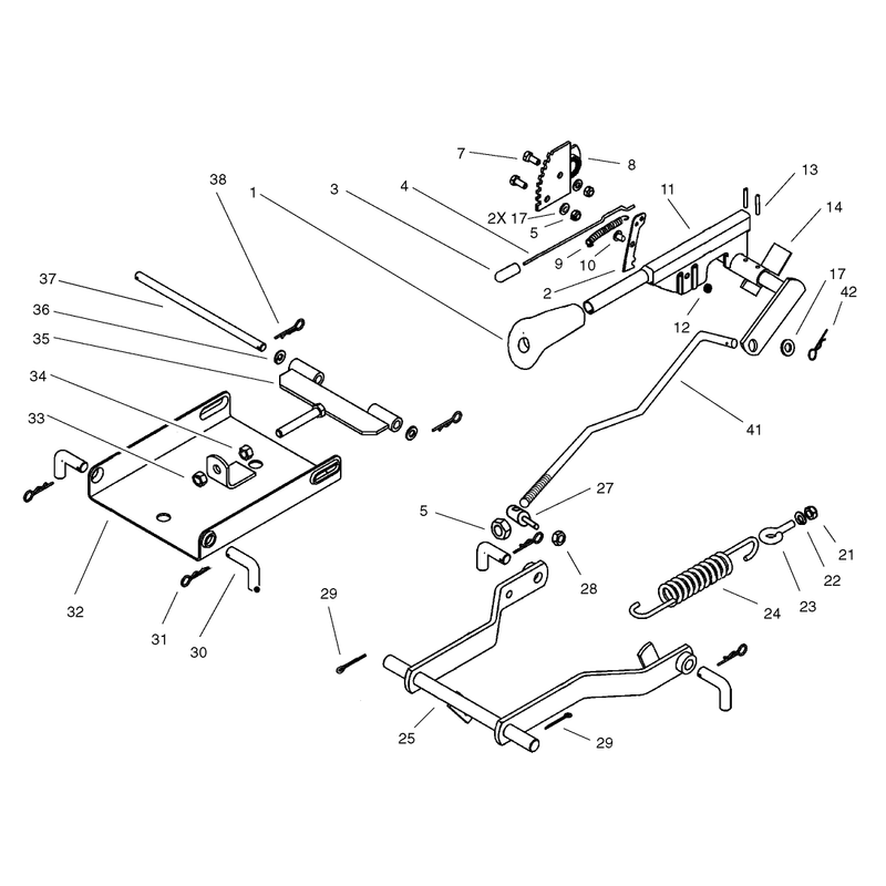 Operation Mower Lift Assembly