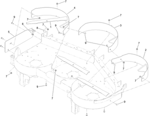 Toro 120-2403 60 in. Recycler Kit Attachment Parts Diagram