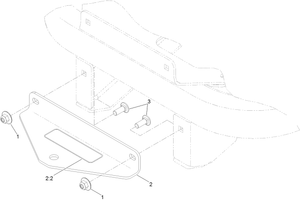 Toro 120-3290 Hitch Kit Attachment Parts Diagram