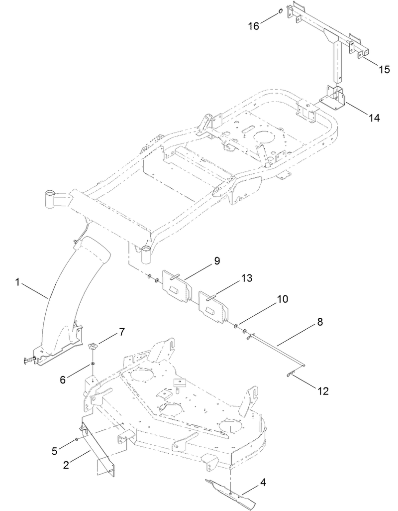 Bagger Finishing Kit Assembly No 120 7122