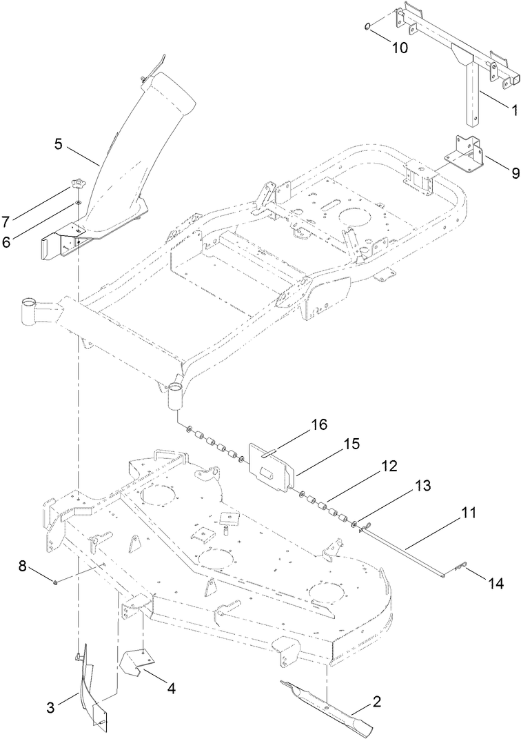 Bagger Finishing Kit Assembly No 120 7126