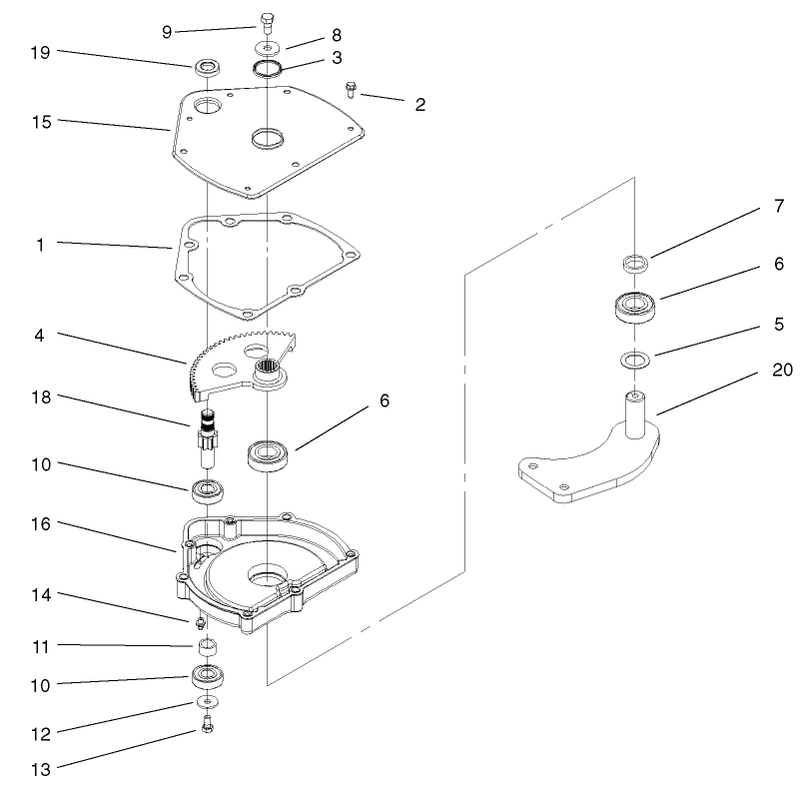 Steering Gearbox Assembly