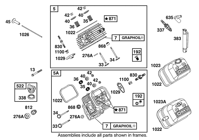 Cylinder Head and Cover Assembly