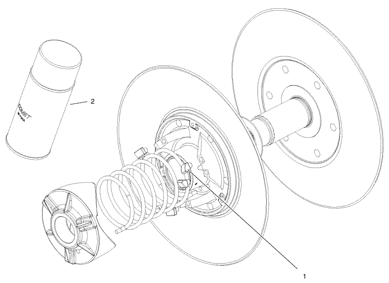 Driven Clutch Assembly No 99 7104