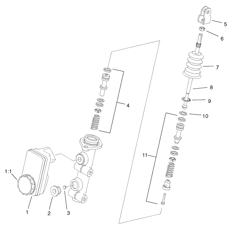 Master Cylinder Assembly No 104 6782