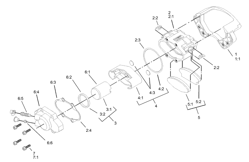 Left Hand Caliper Assembly No 104 6801