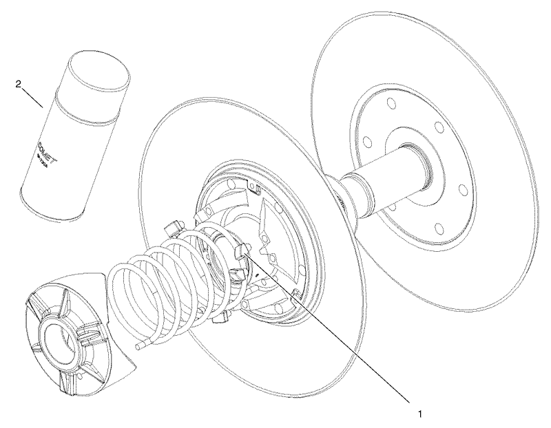 Driven Clutch Assembly No 99 7104