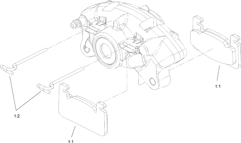 Left Hand Caliper Assembly No 107 0361