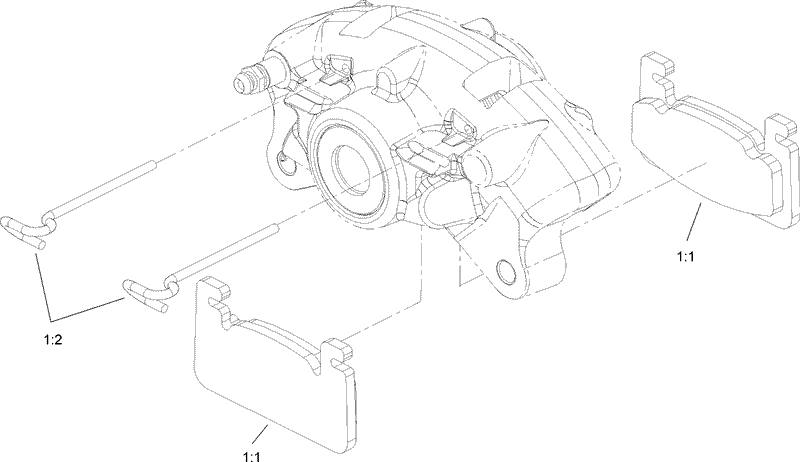Right Hand Caliper Assembly No 107 0362