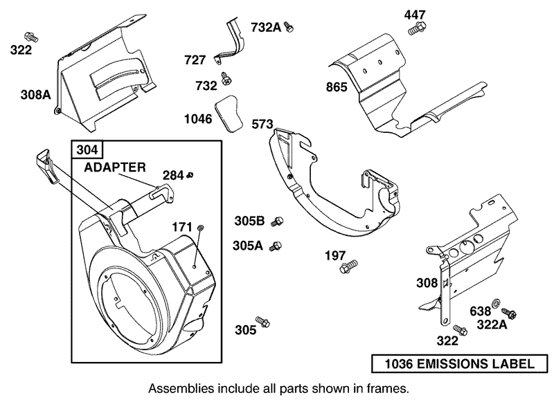 Blower Housing and Cover Assembly