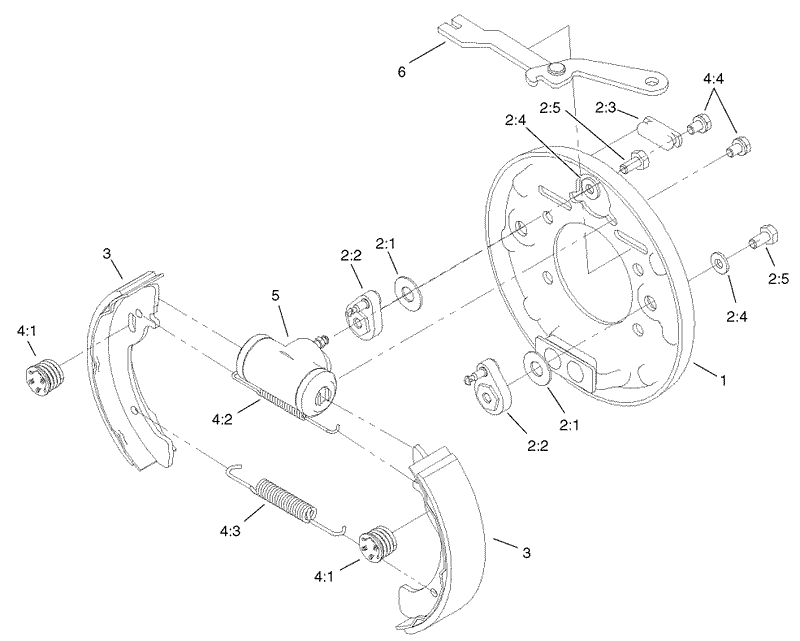 Left Hand Brake Assembly No 104 6807