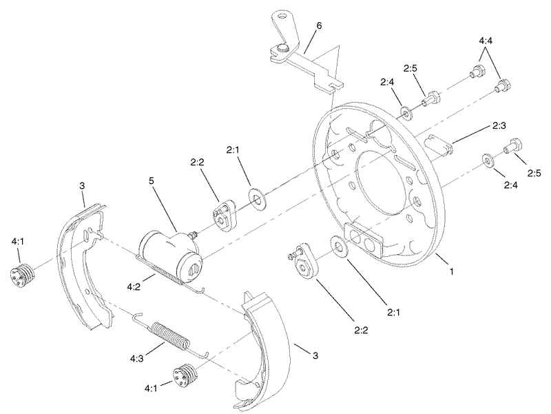 Right Hand Brake Assembly No 104 6806