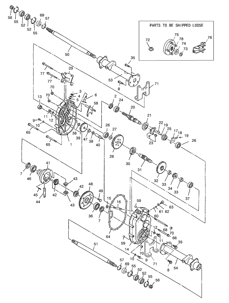 Transaxle Assembly No 104 6898
