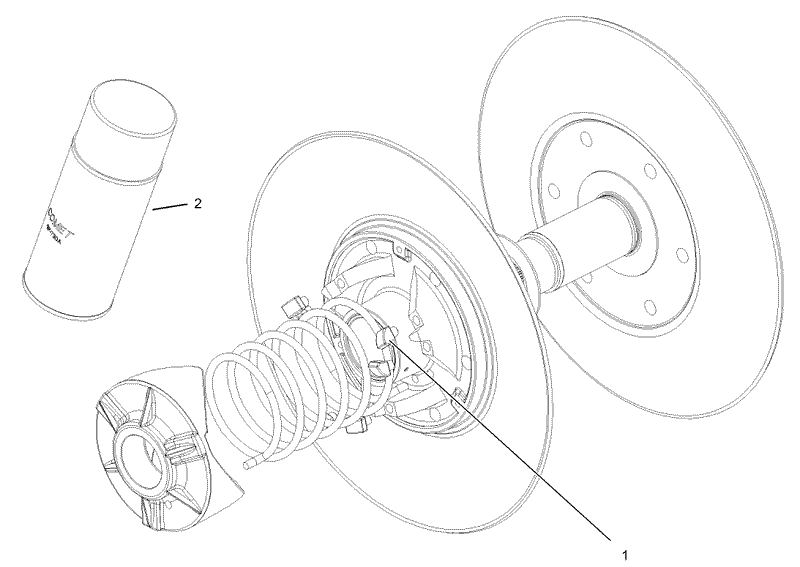 Driven Clutch Assembly No 99 7104