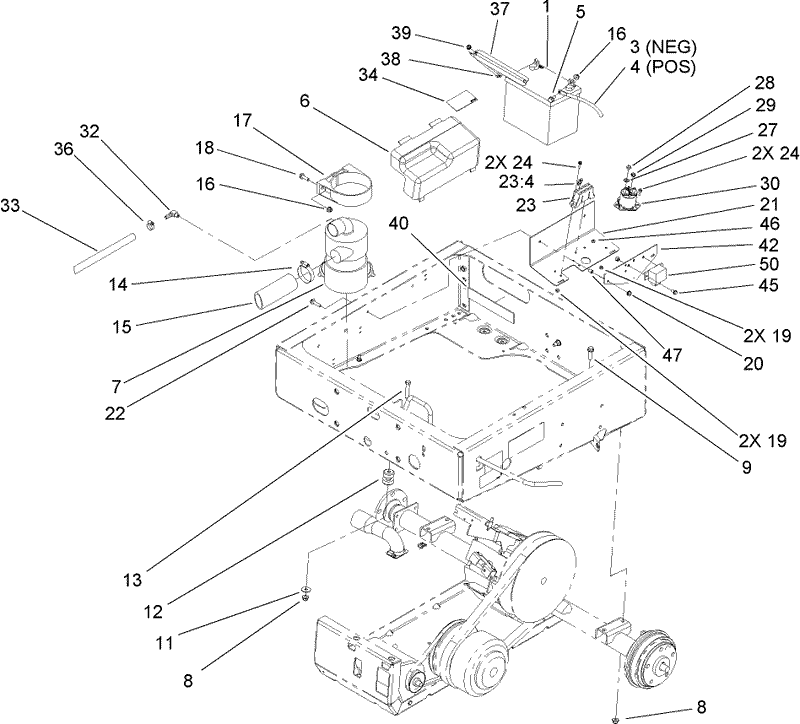 Drivetrain Mount Assembly