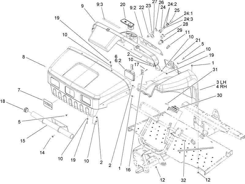 Hood and Fender Assembly