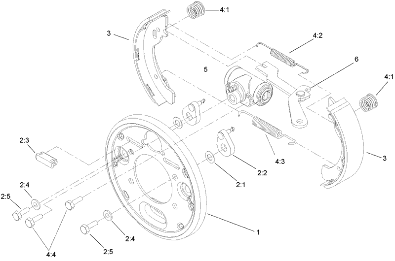 Right Hand Brake Assembly No 104 6806