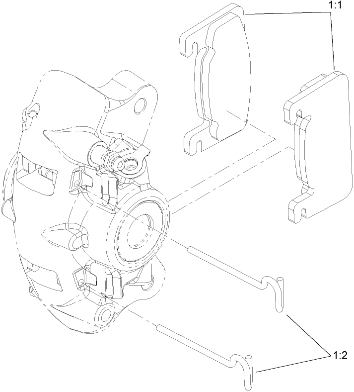 Right Hand Caliper Assembly No 107 0362
