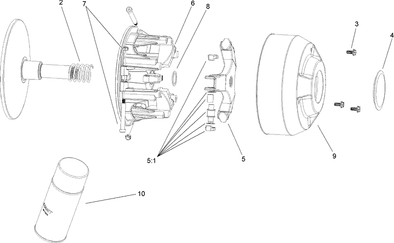 Drive Clutch Assembly No 99 7939