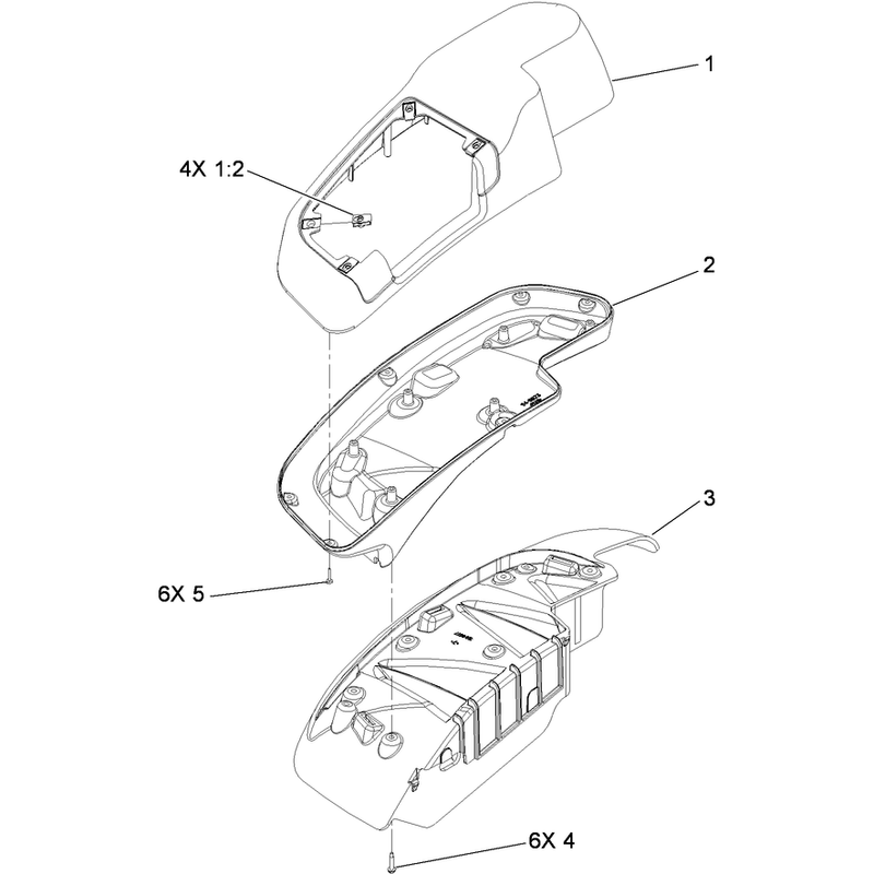 RH Console Assembly No. 115-7402