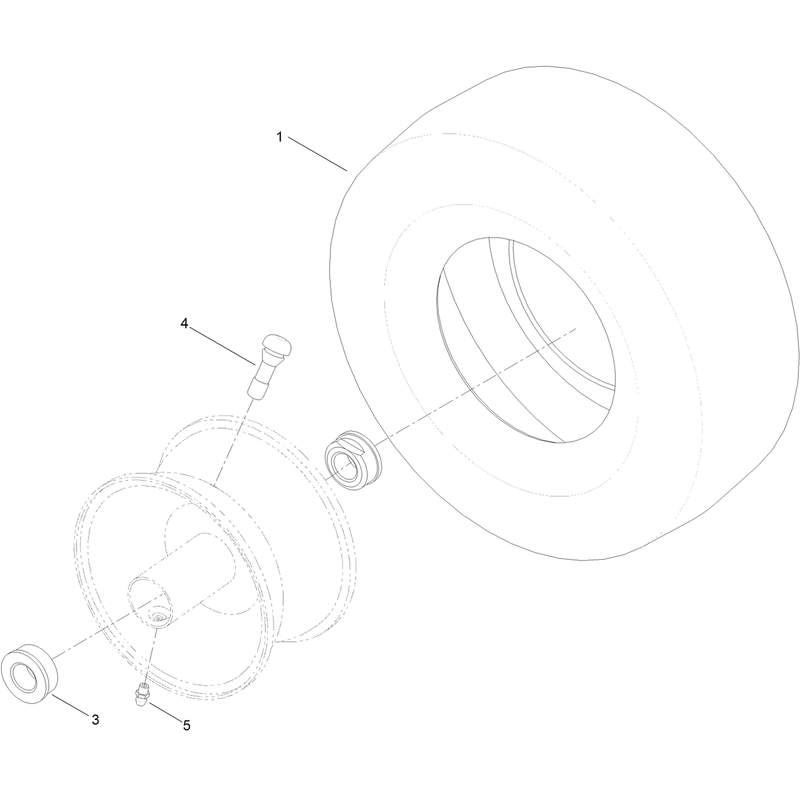 Wheel and Tire Assembly No. 127-3447