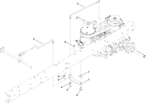 Toro 121-4040 Motion Control Link Kit Attachment Parts Diagram
