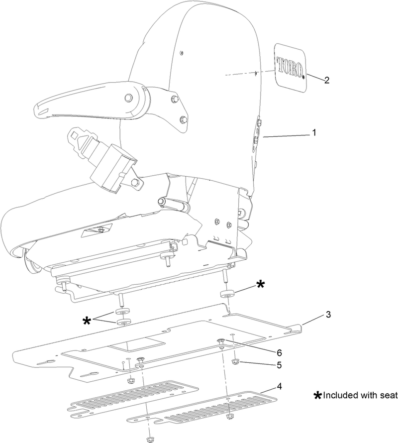 Deluxe Seat Kit No 121 4812