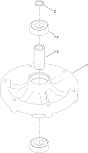 Toro 121-5680 Spindle Housing Asm Parts Diagram