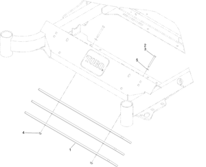 Toro 121-7576 Weight Kit Attachment Parts Diagram
