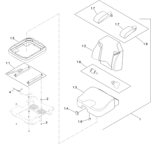 Toro 121-7595 Kit Assembly with Toro Attachment Parts Diagram