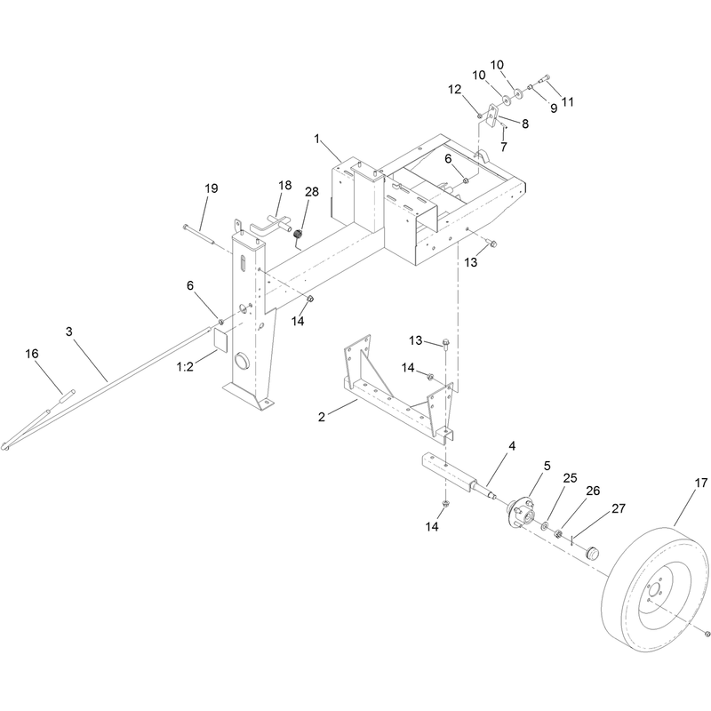 Frame and Axle Assembly