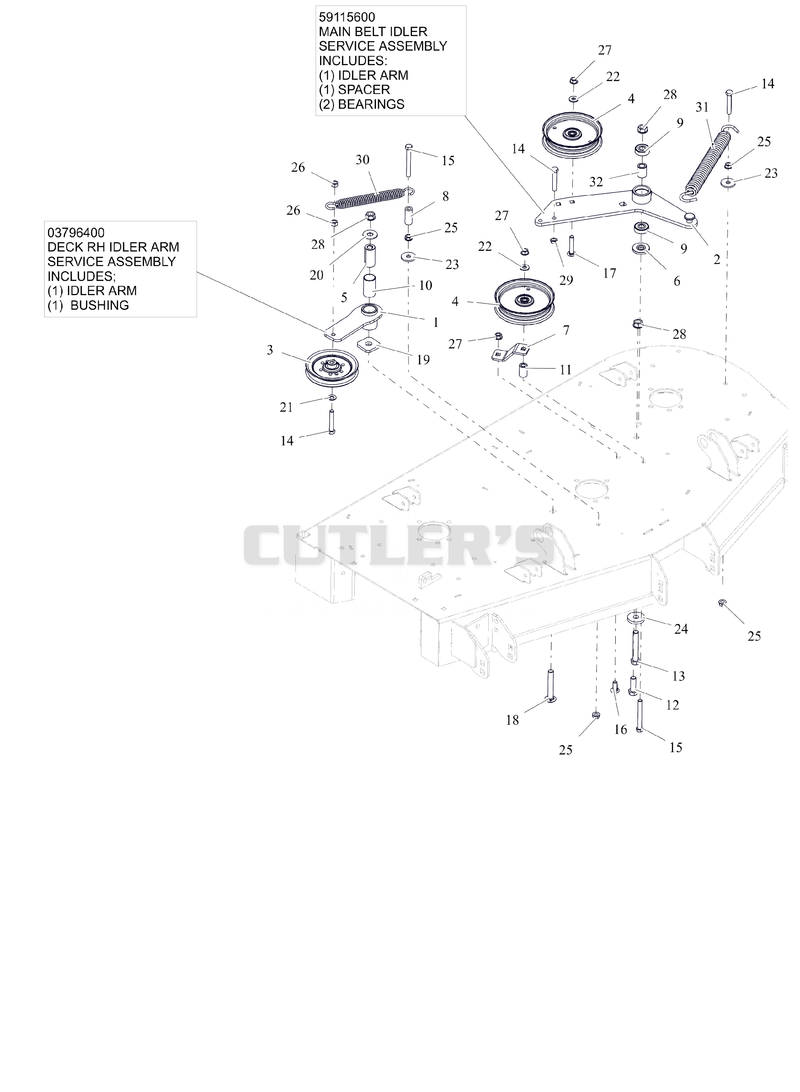 Idlers and Sheaves - 48"