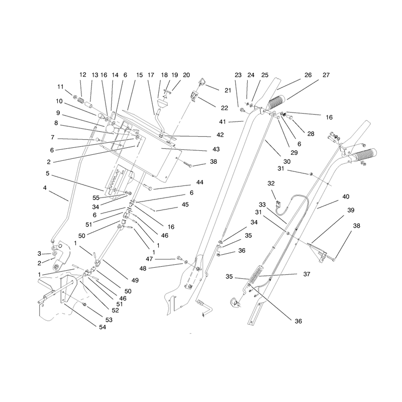 Handle And Controls Assembly